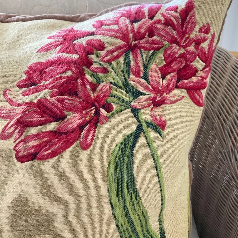 Beautiful Tapestry Throw Pillow Made in England